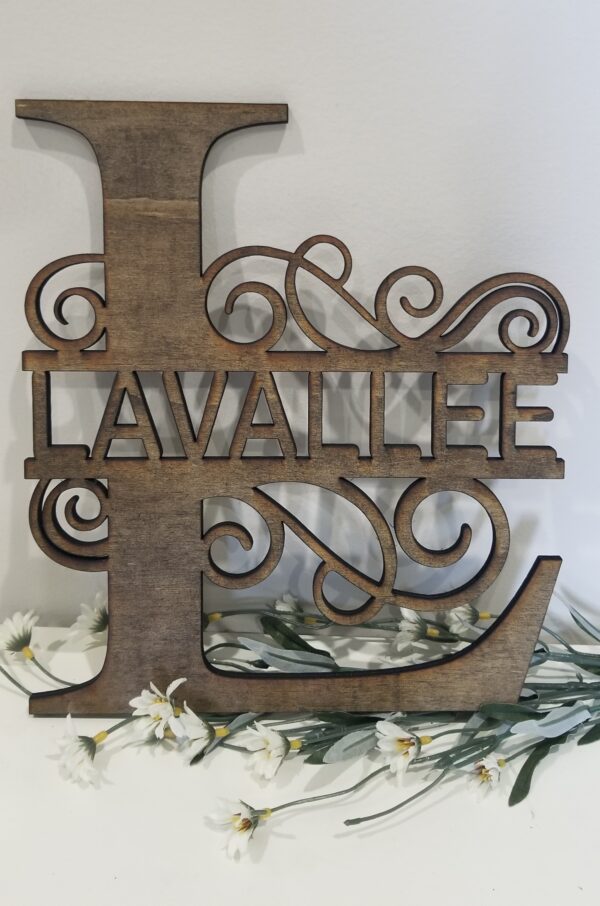 Single Split Letter Monogram - Image 5