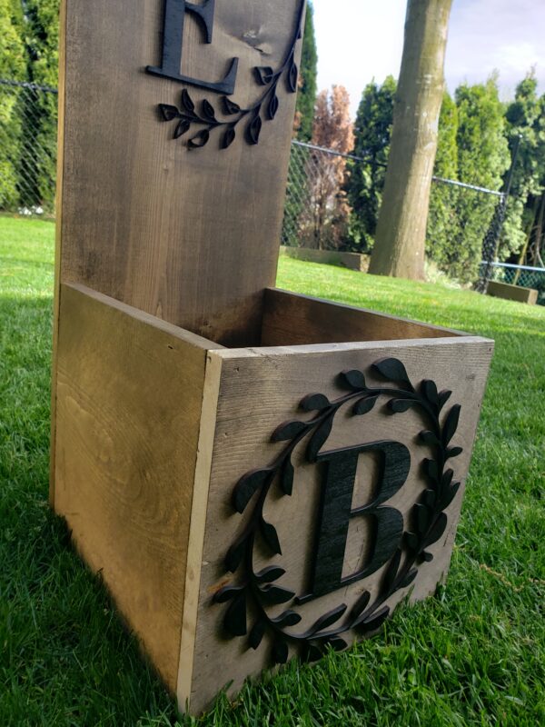 Planter stand with HOME or custom wording - Image 4