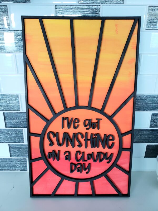 "Sunshine on a Cloudy Day", DIY kit - Image 3