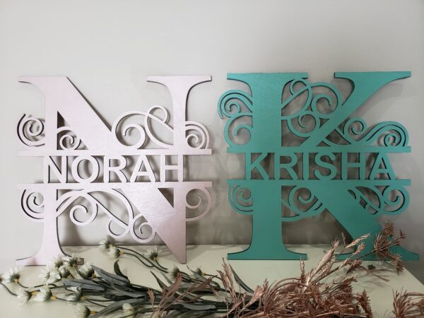 Single Split Letter Monogram - Image 6
