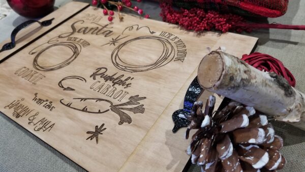 Santa tray, personalized, custom made - Image 3