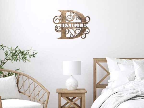 Single Split Letter Monogram - Image 3