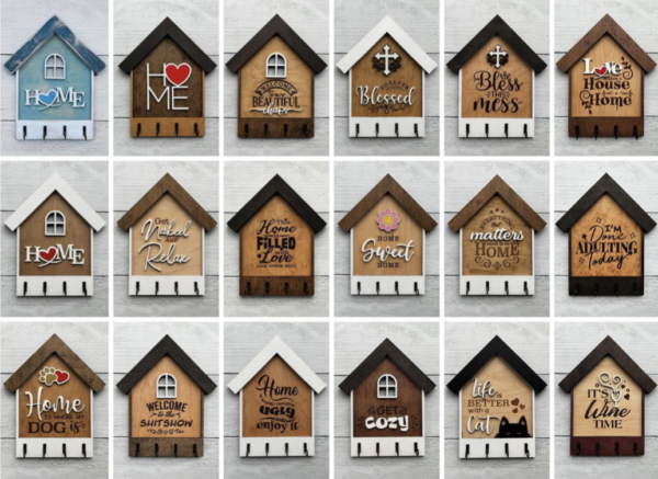 House Shaped Key Holder