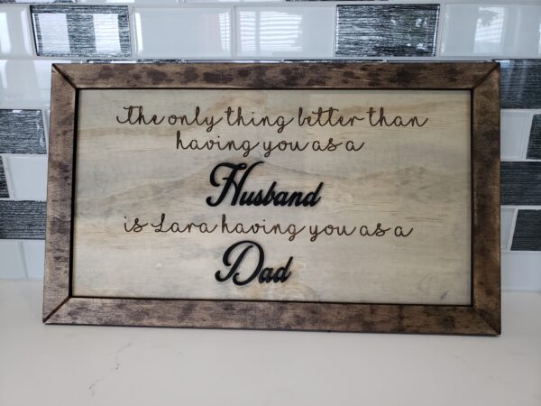 Personalized sign
