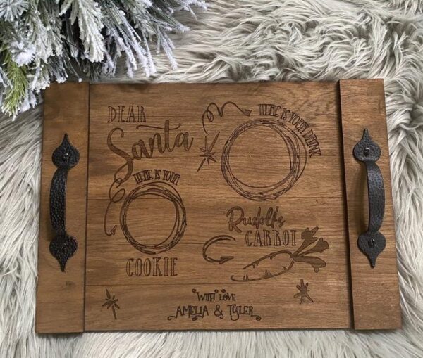 Santa tray, personalized, custom made - Image 5