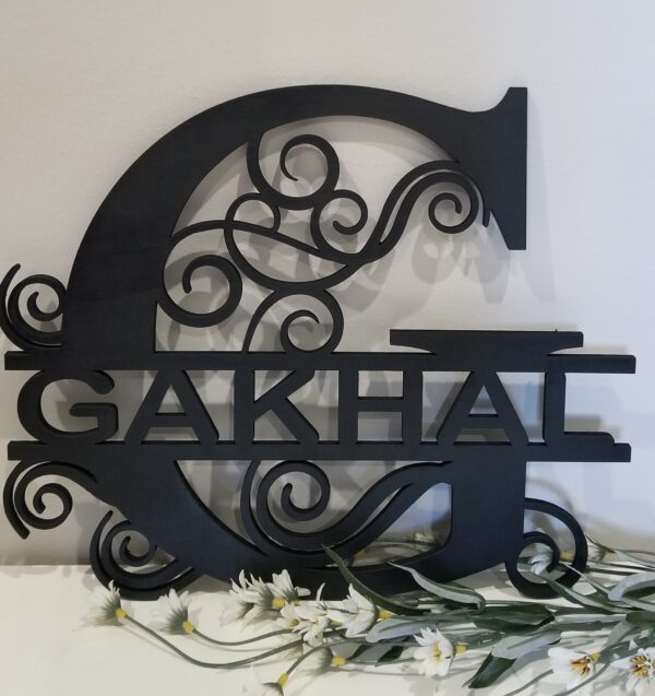 Single Split Letter Monogram - Image 7