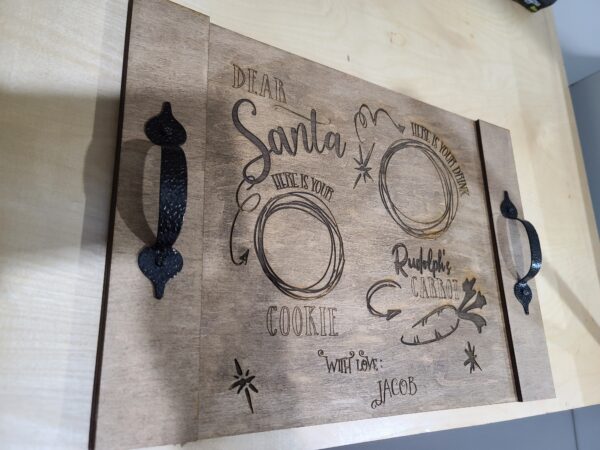 Santa tray, personalized, custom made - Image 4